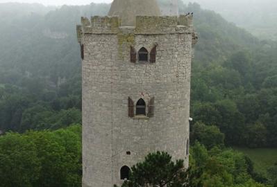 Turm der Burg Saaleck © Robert Drangusch